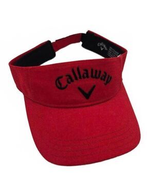 Callaway Red Liquid Metal Adjustable Golf Visor